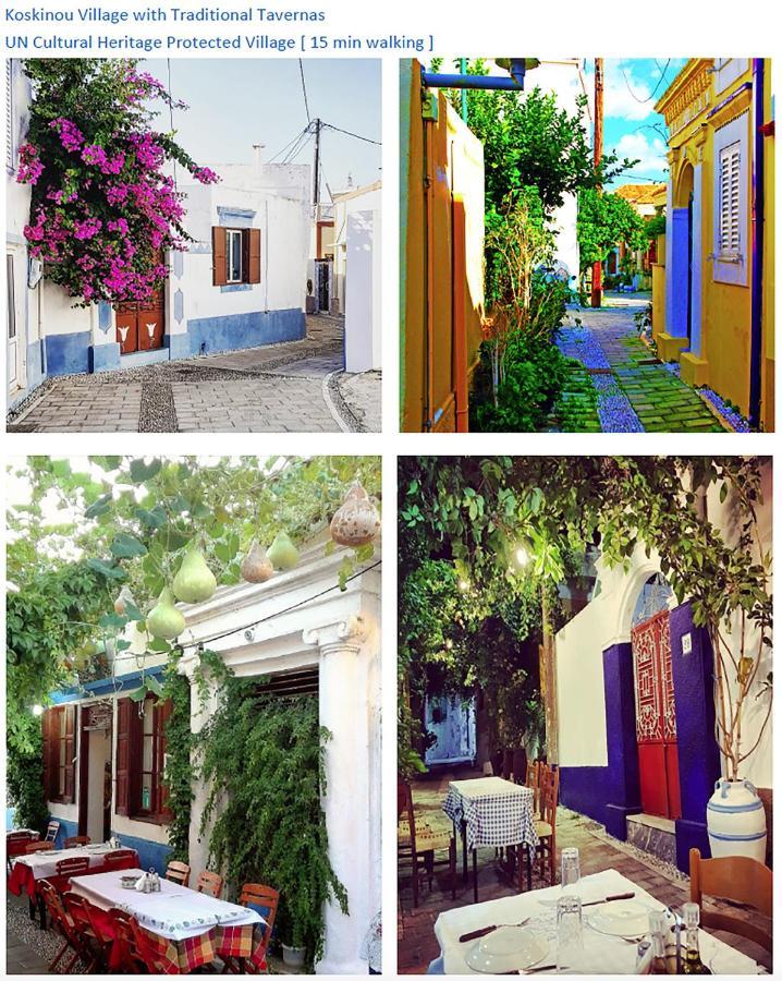 Sunny Rhodes Villa Koskinou  Bagian luar foto