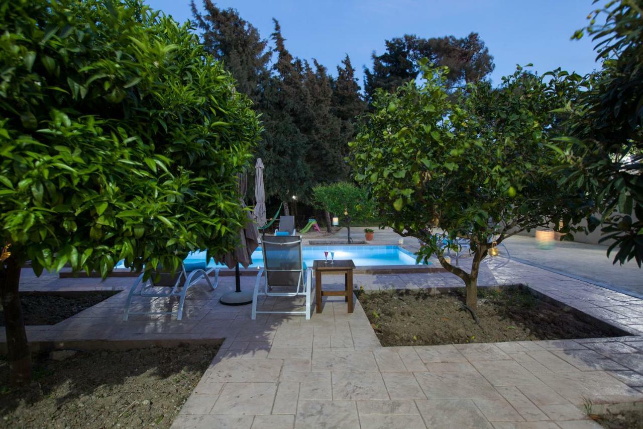 Sunny Rhodes Villa Koskinou  Bagian luar foto